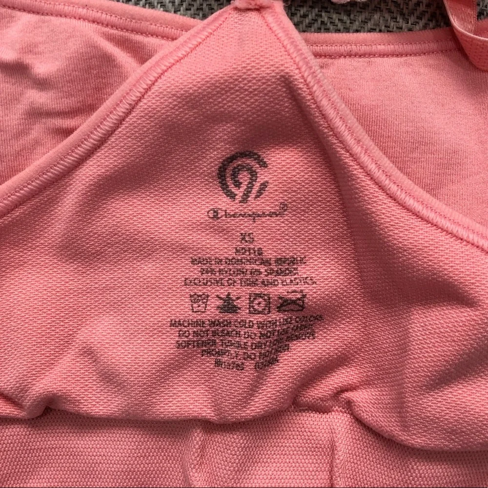 Champion c9 Seamless Sports Bra - XS - Peach/Pink - Picture 6 of 9